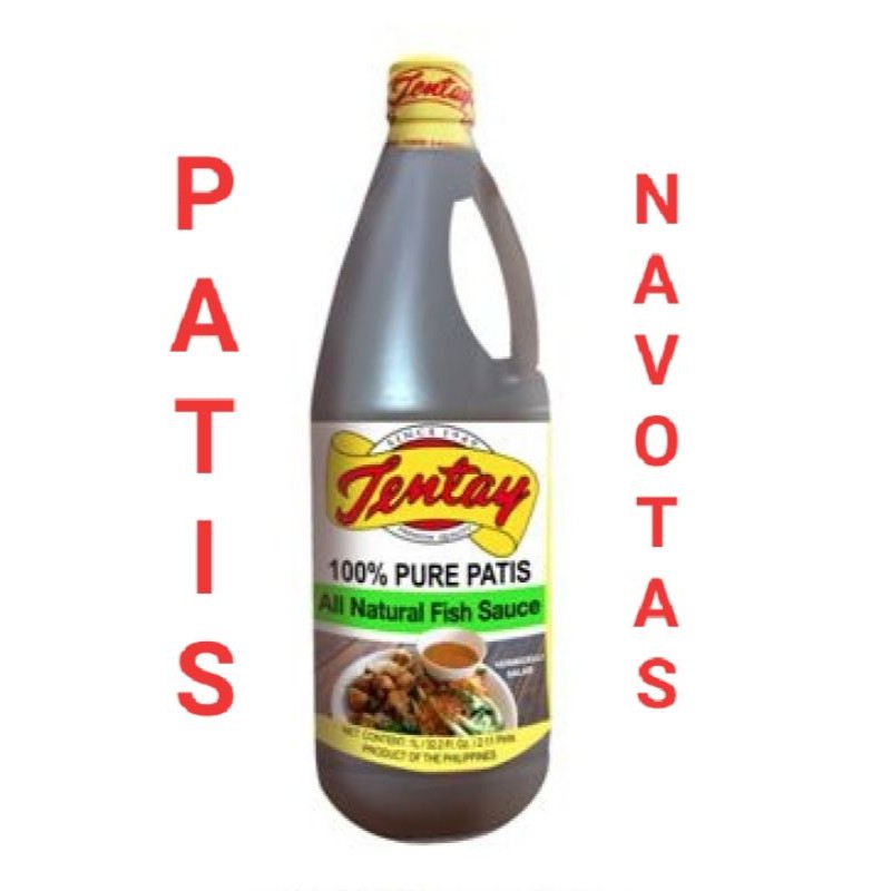 patis navotas tentay patis brand 1 liters for sale. fish sauce Shopee