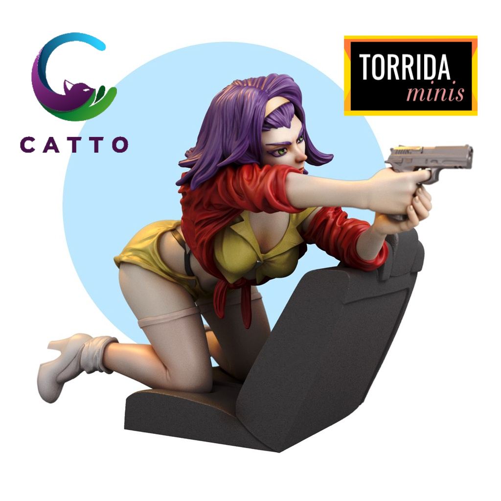 Faye Valentine Sexy Pinup Model And Nude Display Statue By Torrida Minis Cowbabe Bebop Shopee