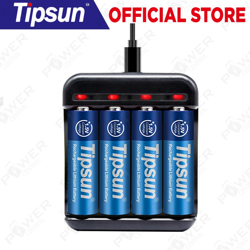 Tipsun 1.5v 3000mwh AA Rechargeable battery Tipsun Batteries Ni-MH with ...