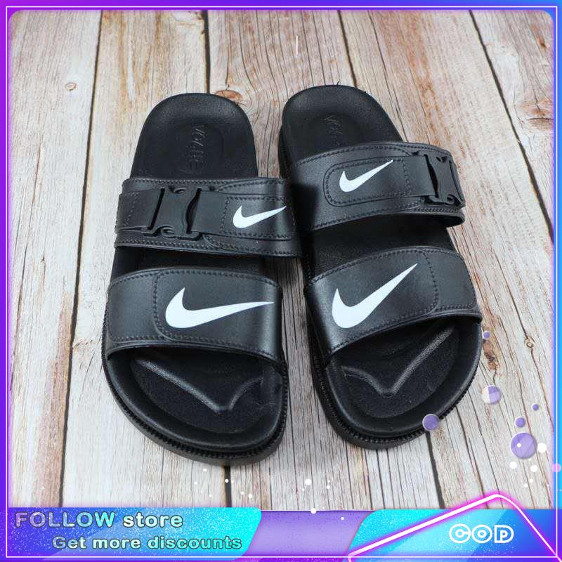 Nike slippers shop 2 straps