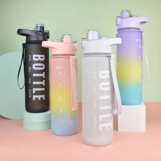 1Liter Water Bottles 1L Jumbo Pastel Sports Tumbler Bottle Time