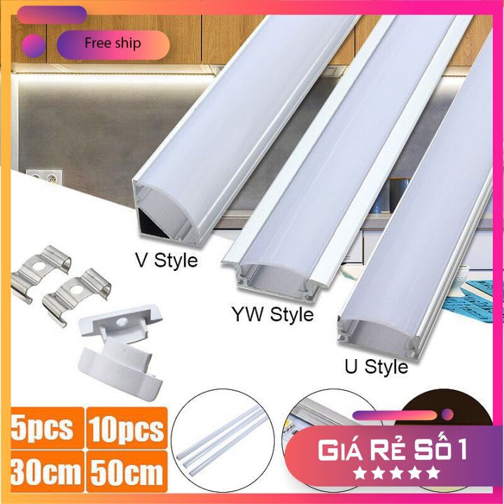 1m U V W Aluminum Bar with Plastic Cover, Closed Head (cheap price