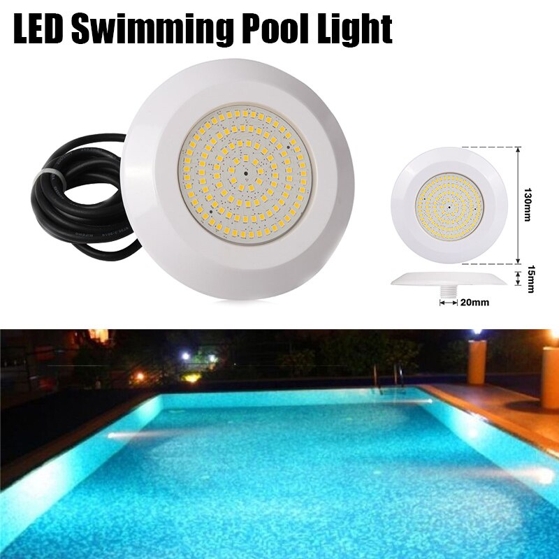 108 LED DC 12V Underwater Submersible Swimming Pool Light Night Lamp