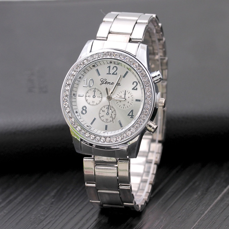 Geneva watch best sale stainless steel