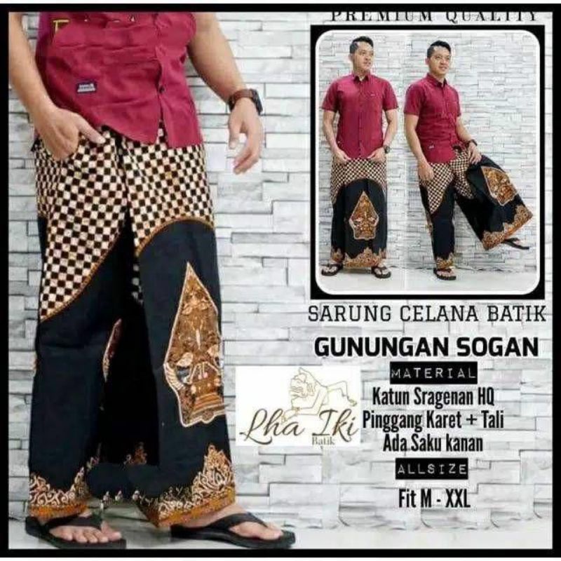 Mountainan Solo / Sarcel Santri/Clarung Motive Pants Sleeve | Shopee ...