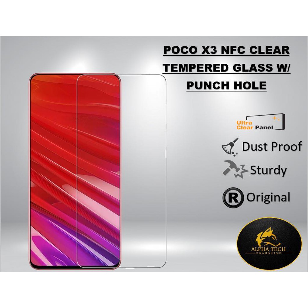 Poco X3 NFC X3 Pro X3 GT X4 PRO X4 GT FULL Clear Tempered Glass With