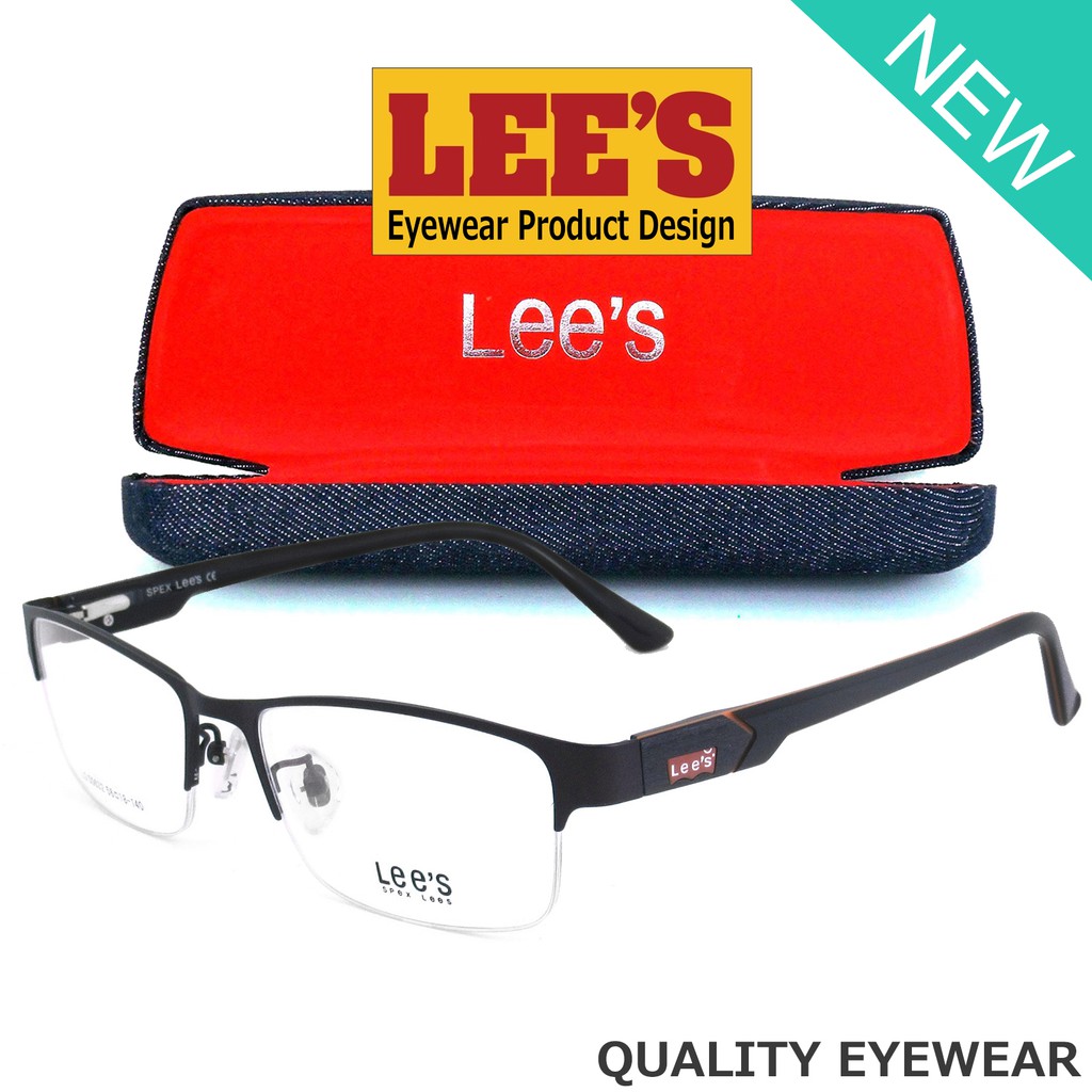 Lee's Glasses Model 50632 C-12 Brown Grooved Frame Spring Legs ...