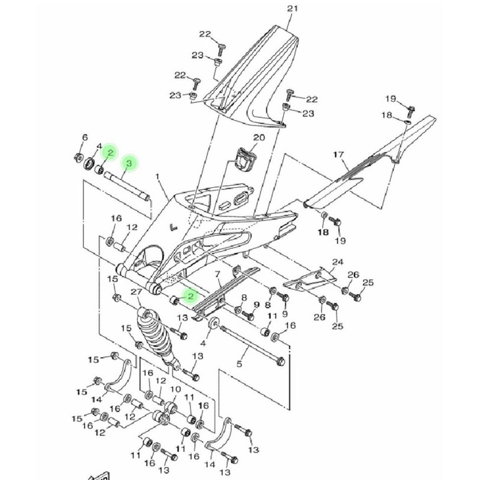 r15 v2 swing arm price