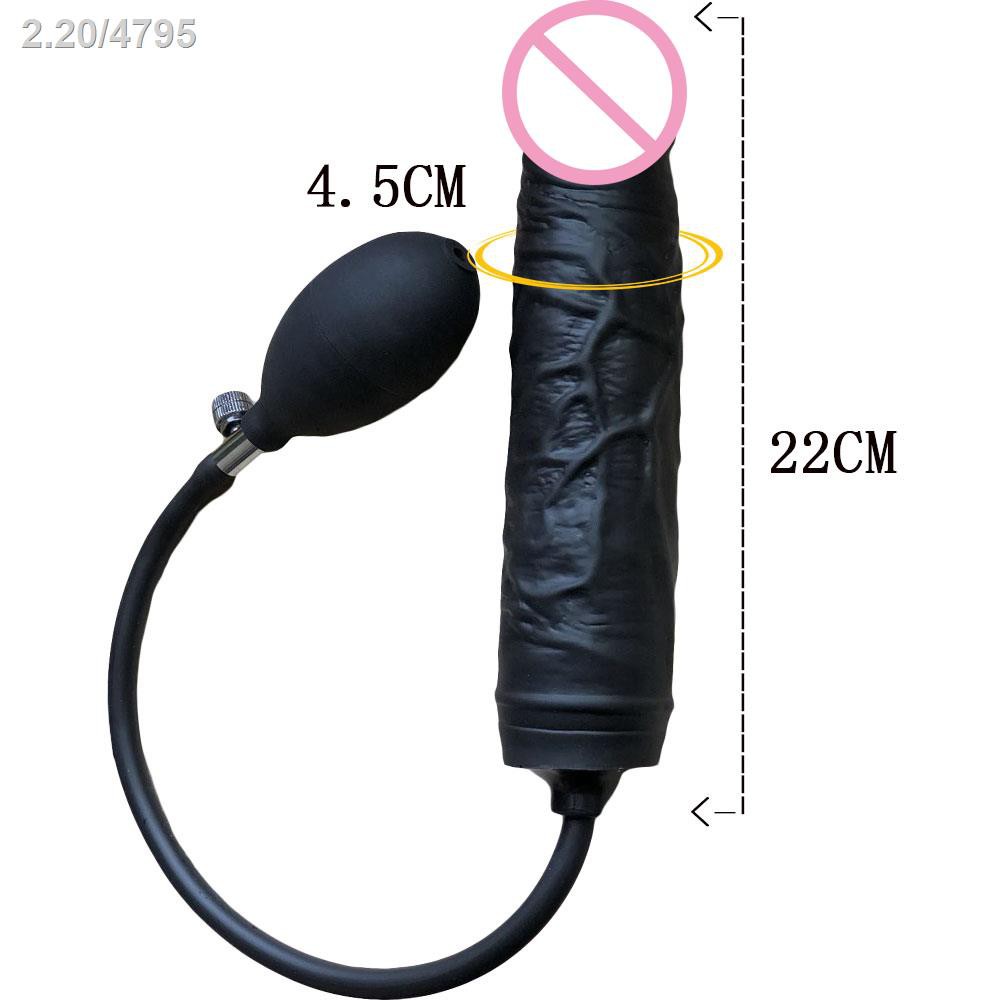 EnhanceInflatable Dildo Pump Huge Anal Plug Butt Beads Gay Sex Toys for  Women Men Realistic Black P | Shopee Philippines