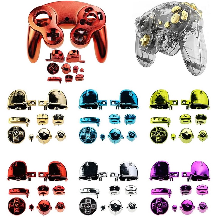 thumbnail image 2 of Psp Console 3000 Gametown Replacement Left Right Buttons Kit ABXY D-Pad Rubber Button Direction Button For PSP 3000 Slim Console-Silver Psp Kit 2 of 10