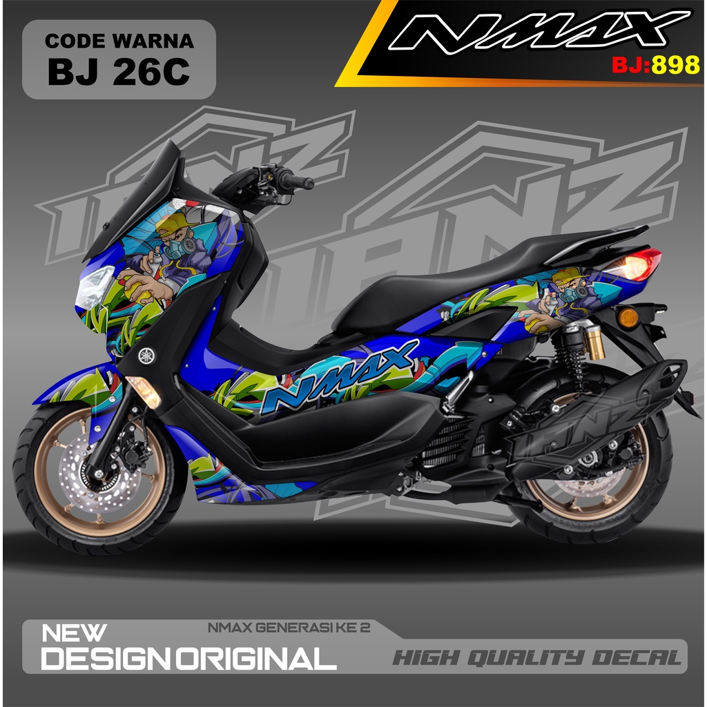 Sticker ALL NEW NMAX FULL BODY / DECAL FULL BODY NMAX / DECAL STICKER ...