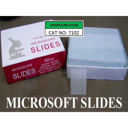 MICROSCOPE SLIDE GROUND EDGES Shopee Philippines