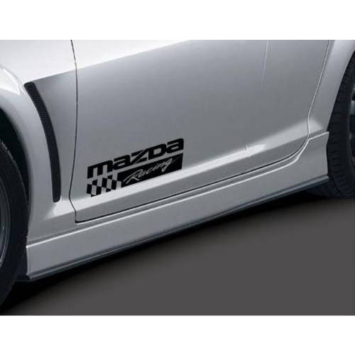 1Pair/2Pcs MAZDA RACING 3 5 7 RX7 RX8 Miata Mazdaspeed Decal sticker ...