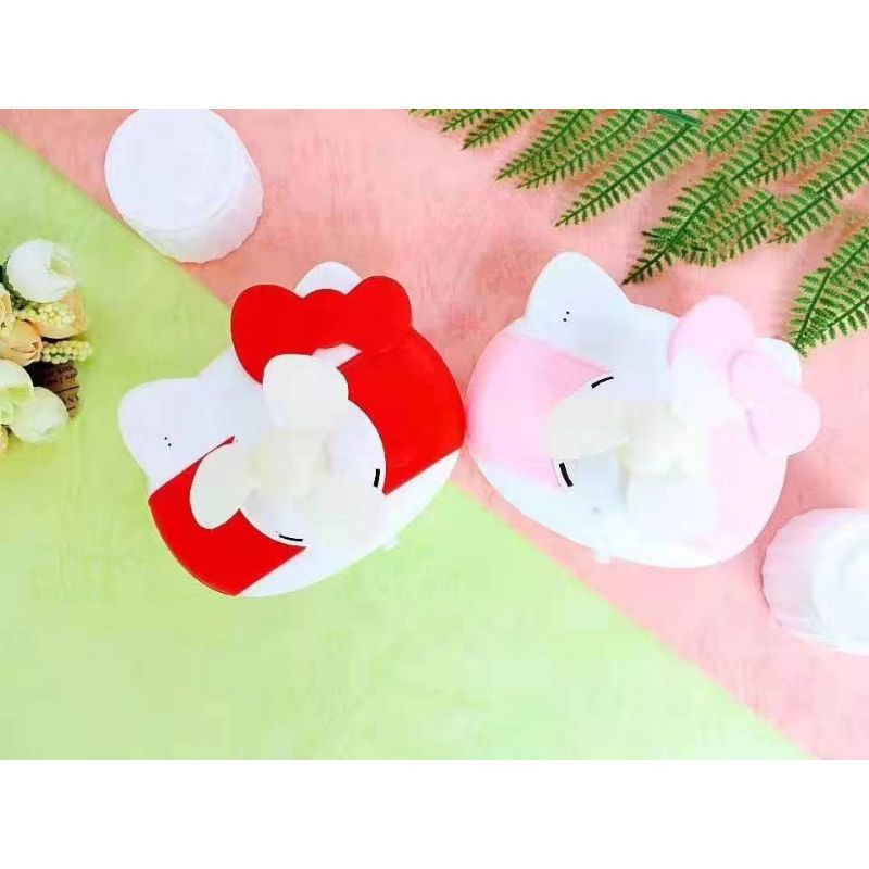 Hello kitty portable camera design usb charging portable small minifan