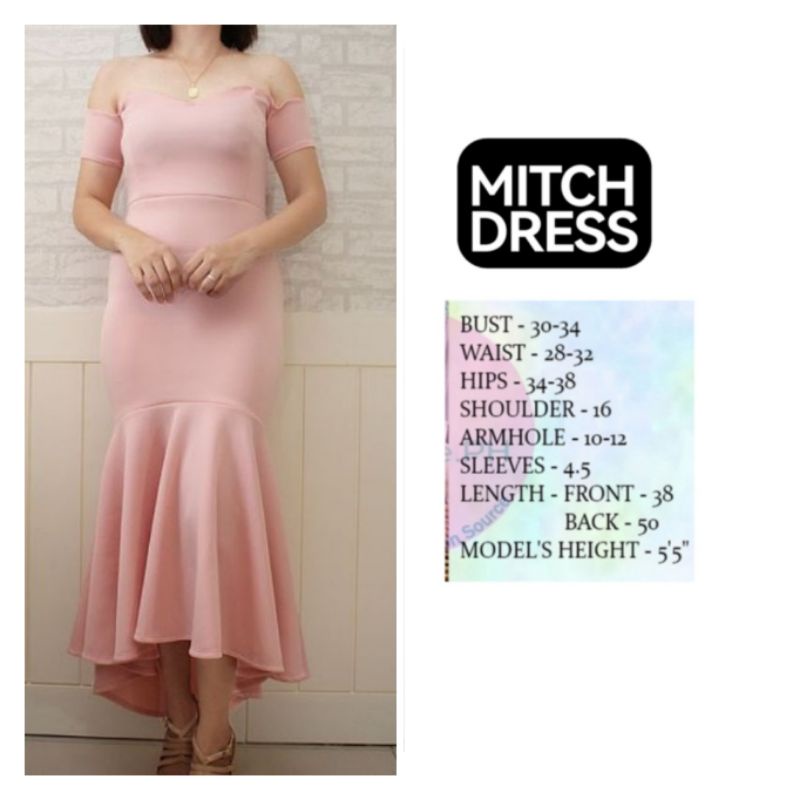 PEACH DRESS MAXI INFINITY LONG DRESS GOWN FORMAL ENTOURAGE BRIDESMAIDS ...