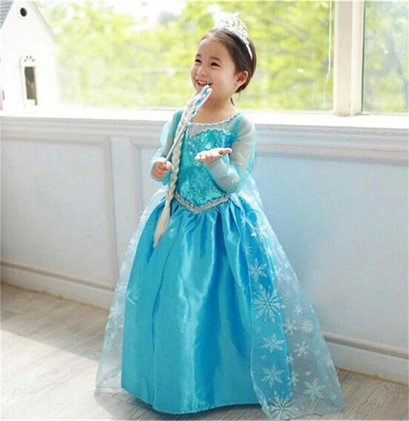 Girls Dress Elsa Dress Cosplay Party Vestidos Snow Queen Princess Dress for Girls Elza Halloween Christmas Baby Girl Clothing Shopee Philippines