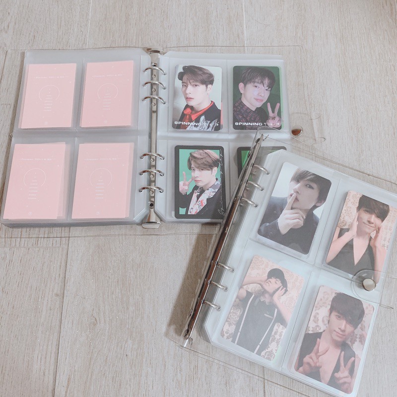 K-Pop Photocard Collection Binder 4 Pocket Sleeves