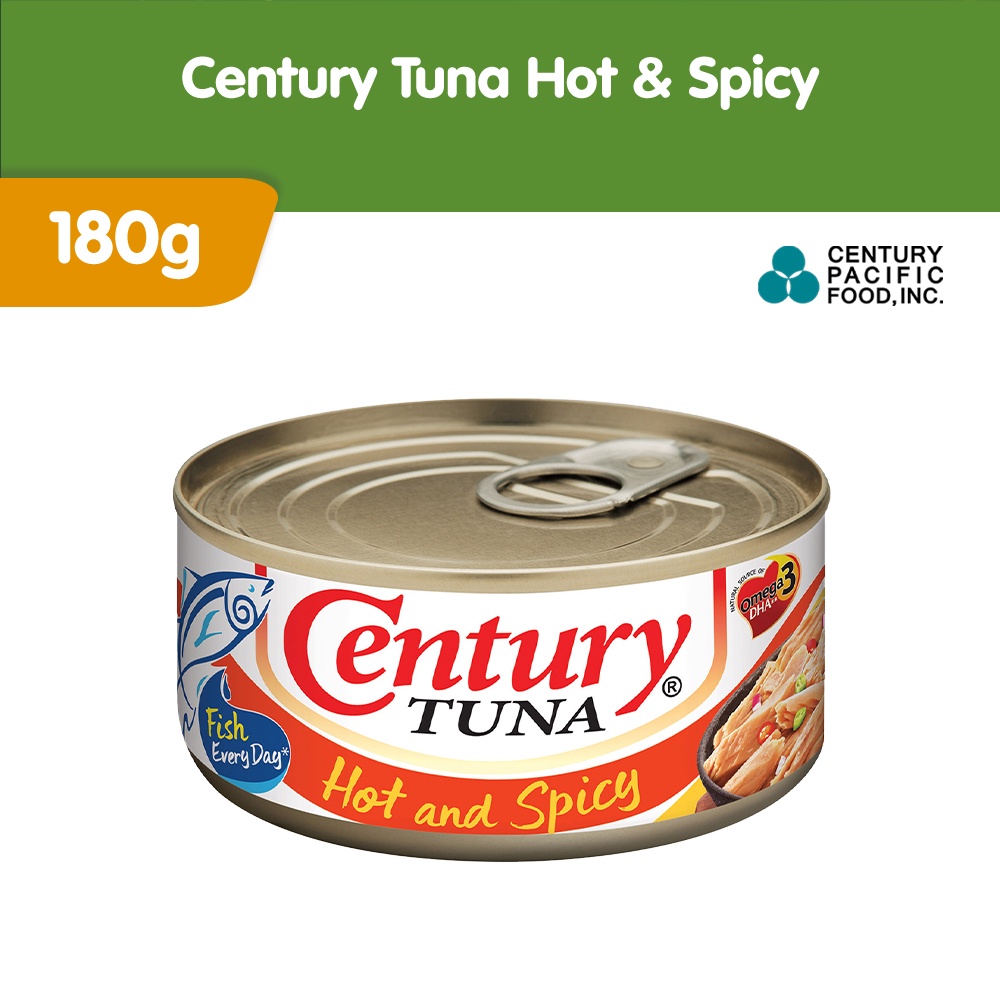 Century Tuna Hot & Spicy 180g Shopee Philippines