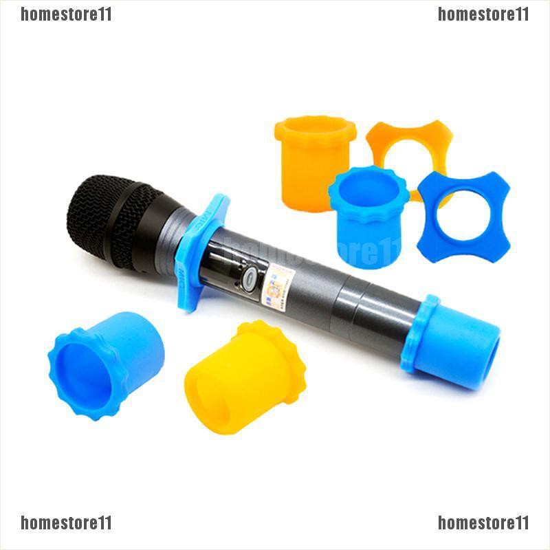 Wireless microphone mic anti-slip ring anti-rolling rubber protective ...