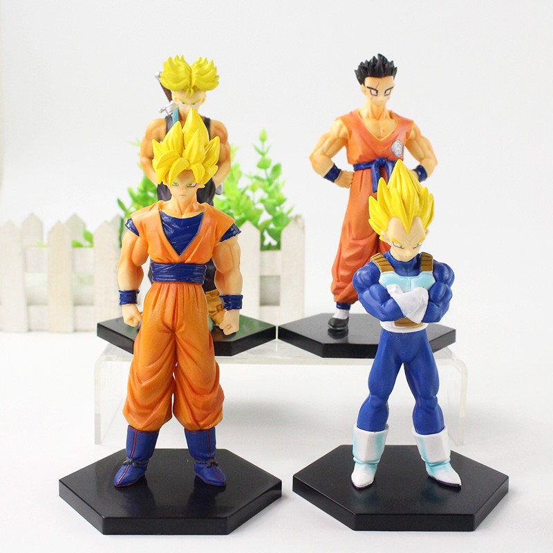 Dragon Ball Super Gogeta Action Saiyan Goku Vegeta Torankusu Son Gohan Figura Pvc Model Toy 3250