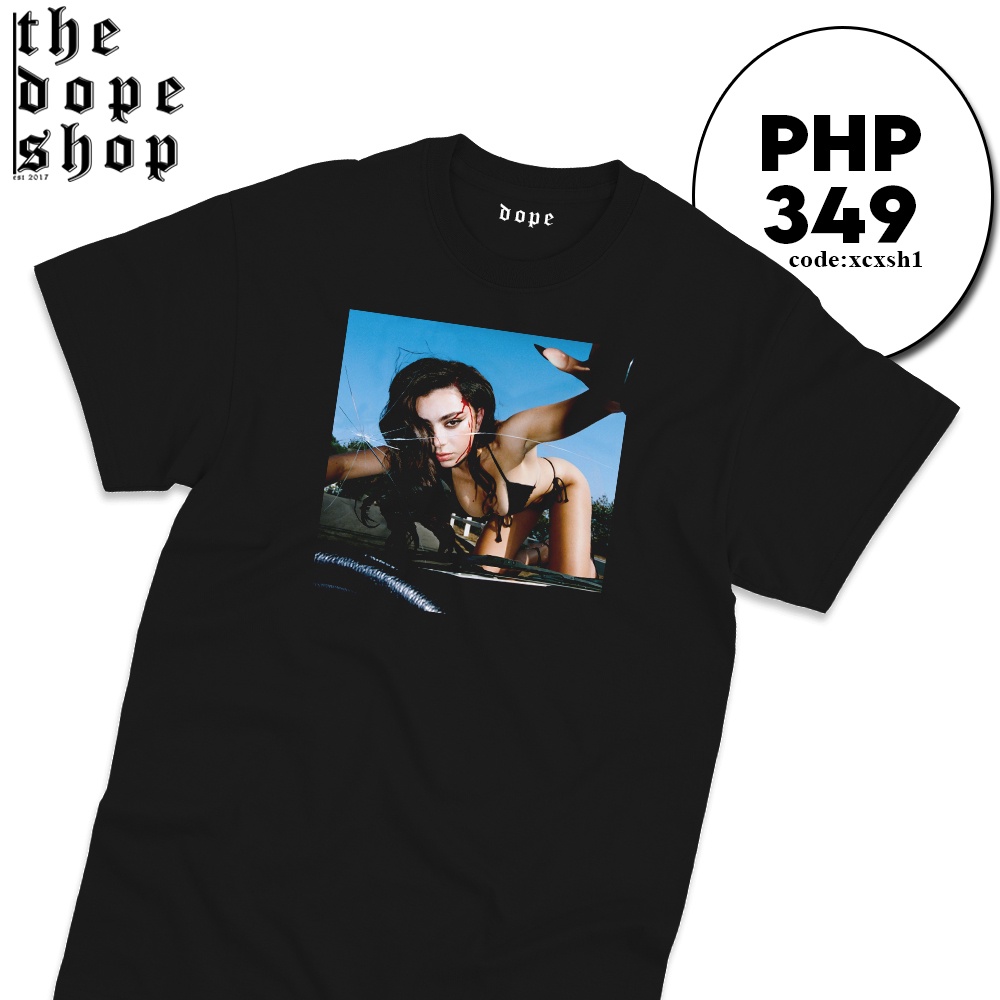 Charli XCX Crash Shirt and Hoodie Merch The Dope Shop Shopee Philippines