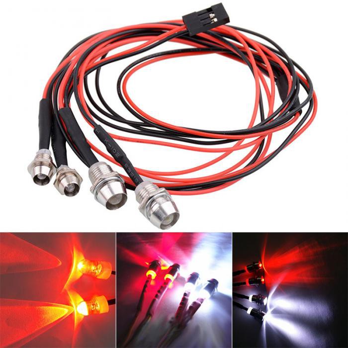 RC LED Light RC Truck LED Taillight RC Taillight Rc Accessory 5mm White