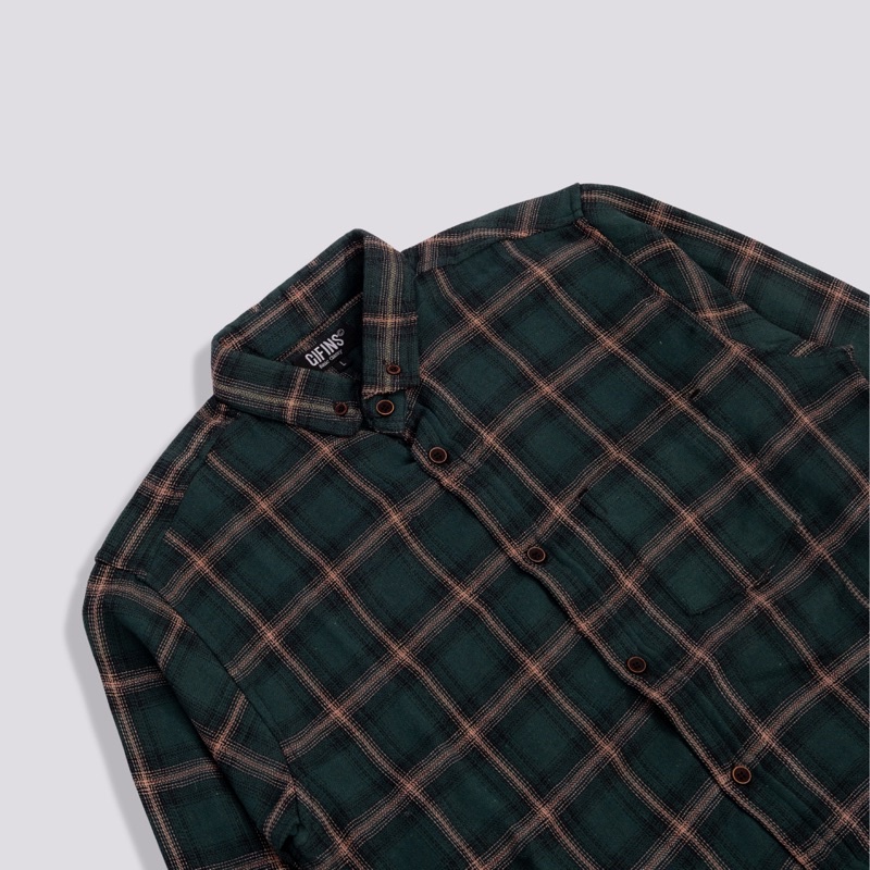 KEMEJA Gifins Men's Premium Long Sleeve Flannel Shirt | Shopee Philippines