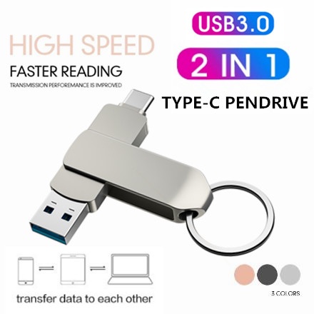 Type C Pendrive 512GB Usb Memory Stick For Phone External Storage ...