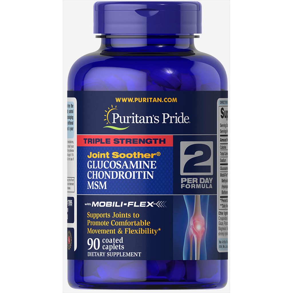 Glucosamine Chondroitin MSM Triple Strength 90 caplets EXPIRY July