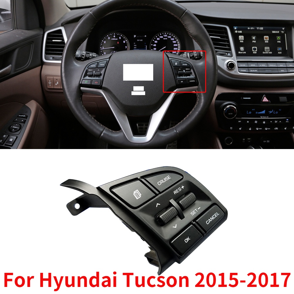 CAPQX For Hyundai Tucson 20152017 Car Multifunction Steering Wheel