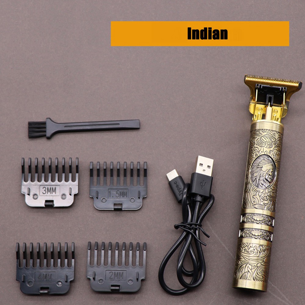 Professional Vintage T9 Rechargable Razor Hair Cut Clipper Trimmer ...