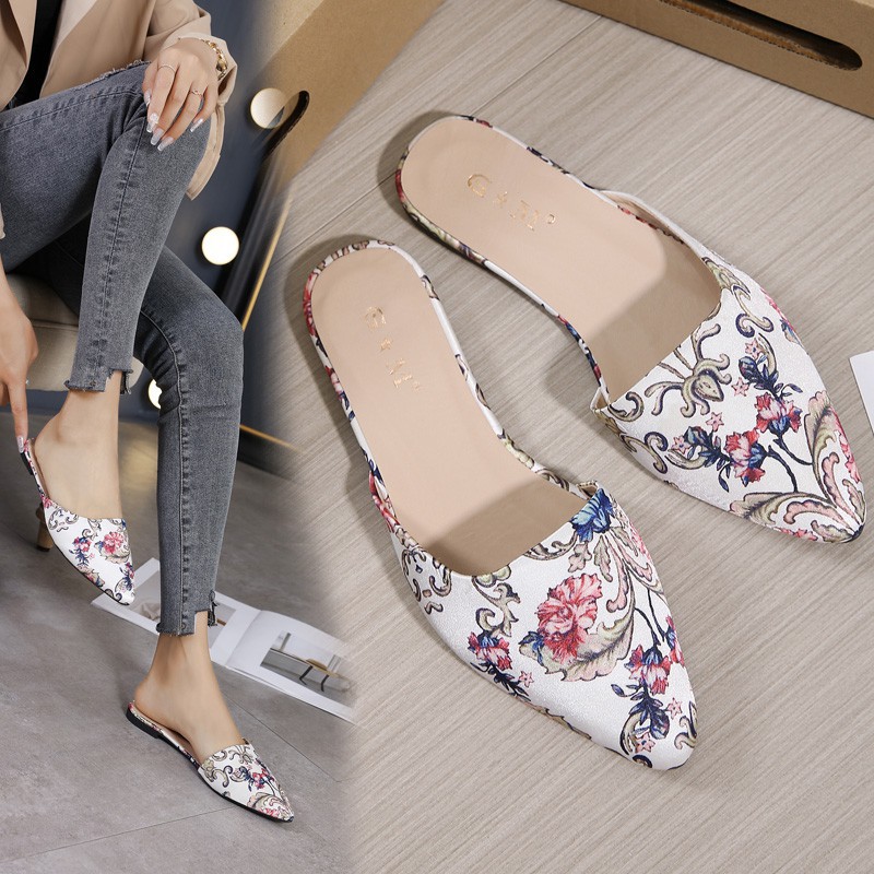 Slip on shoes hot sale with open back