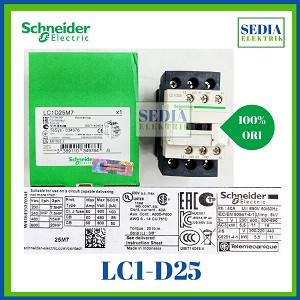 Schneider Contactor LC1D25M7 LC1 D25 LC1-D25 | Shopee Philippines