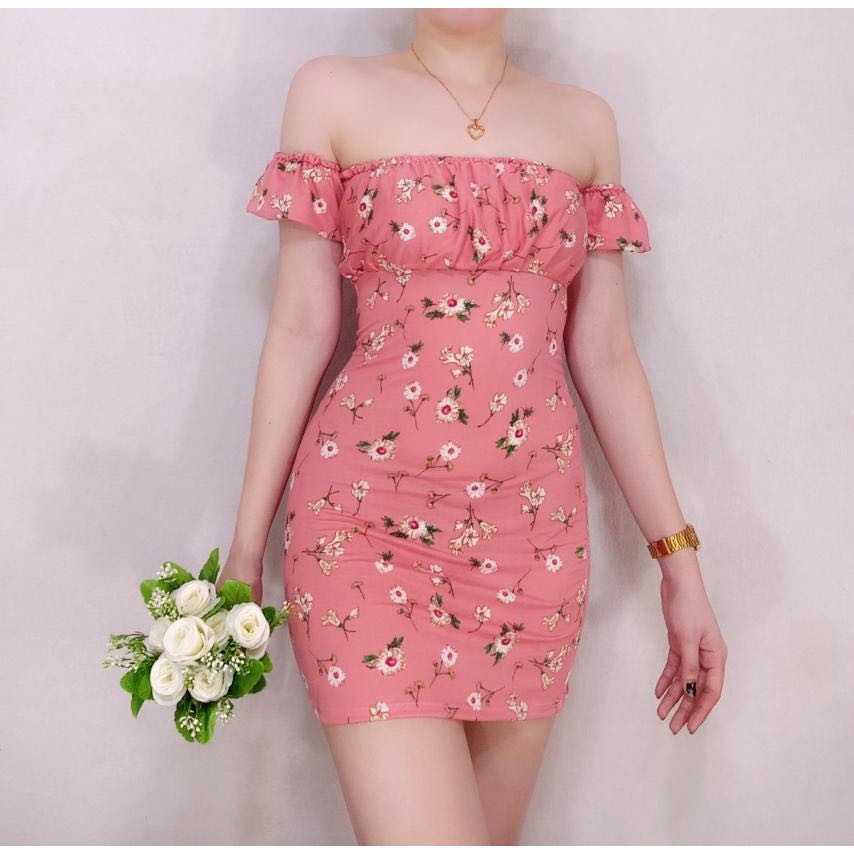 Off shoulder 2024 dress shopee