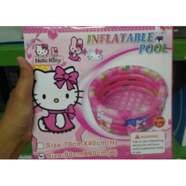 Inflatable pool hello kitty Character pool Kids Swimming Water Ball ...