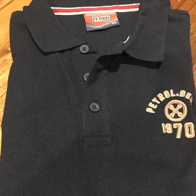 Authentic Petrol Navy Blue Polo Shirt | Shopee Philippines