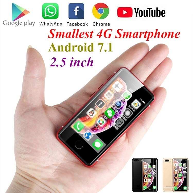Mini 2.5inch Android 4G LTE Smartphone L3+ Touch Screen 1GB 8GB MTK6580 ...