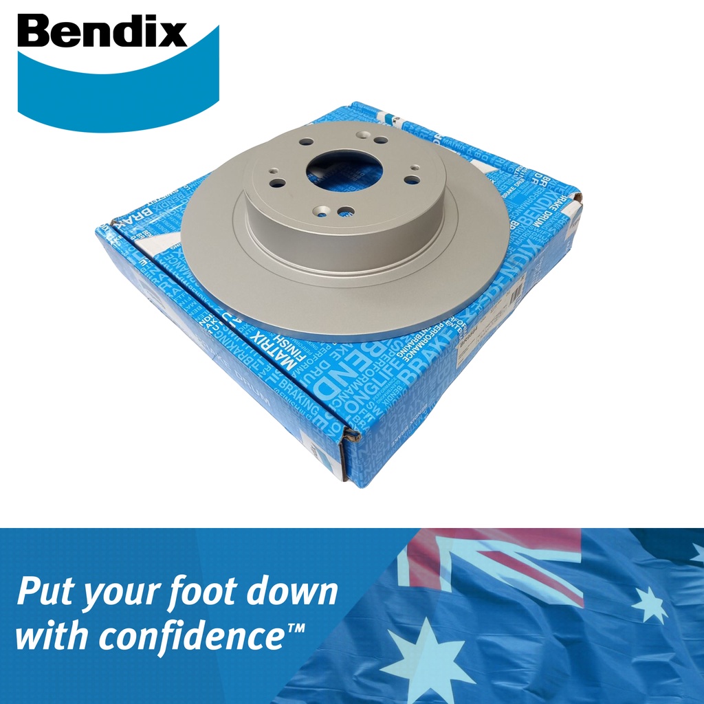 Bendix Brake Disc Rotor BR9564 Rear for Honda Accord 2008-2012 and HR-V ...
