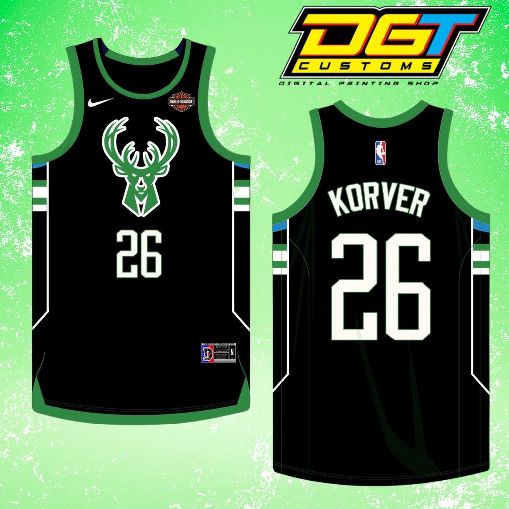MILWAUKEE BUCKS INSPIRED BASKETBALL JERSEY NBA 2022 KORVER Shopee