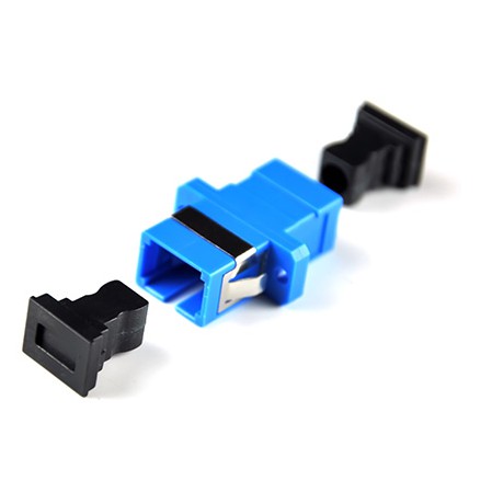 Allan SC-SC UPC Flange Simplex Single-Mode Fiber Optic Adapter Coupler ...