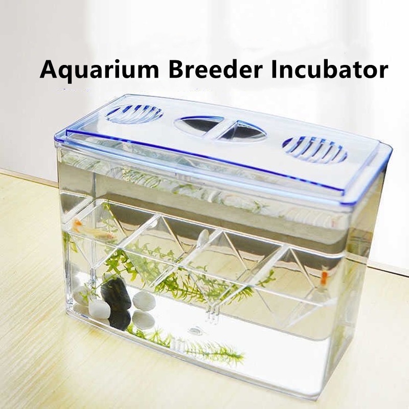 AQUARZOO Independent Aquarium Breeder Box for Fish Tank, Breeding Box