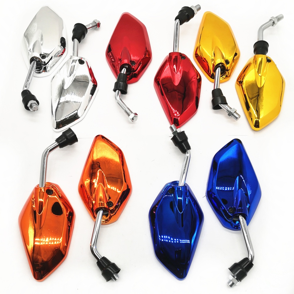 Bon Bon Side Mirror Motorcycle 1 Pair Small For Honda Click Universal Shopee Philippines