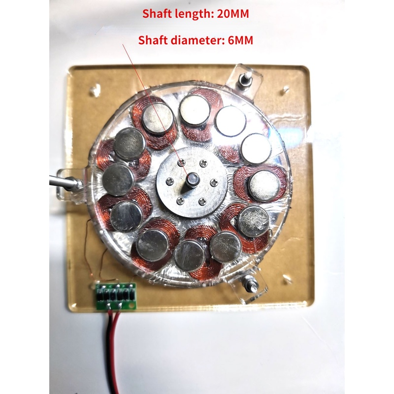 Coreless Generator Brushless Motor Disk Generator with Power Supply Air ...