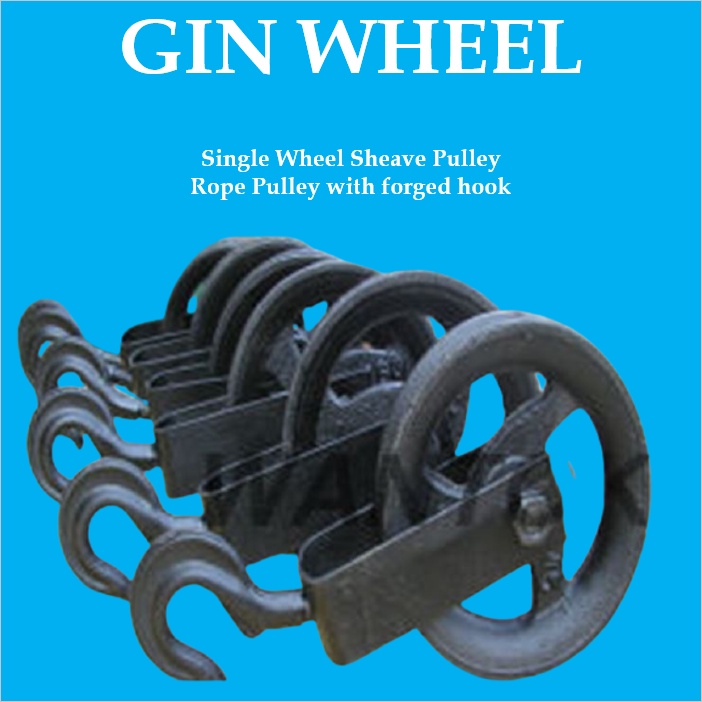 Toyu 14-18-25cm Gin Wheel Pulling And Lifting Pulley (Capacity: 500Kg ...