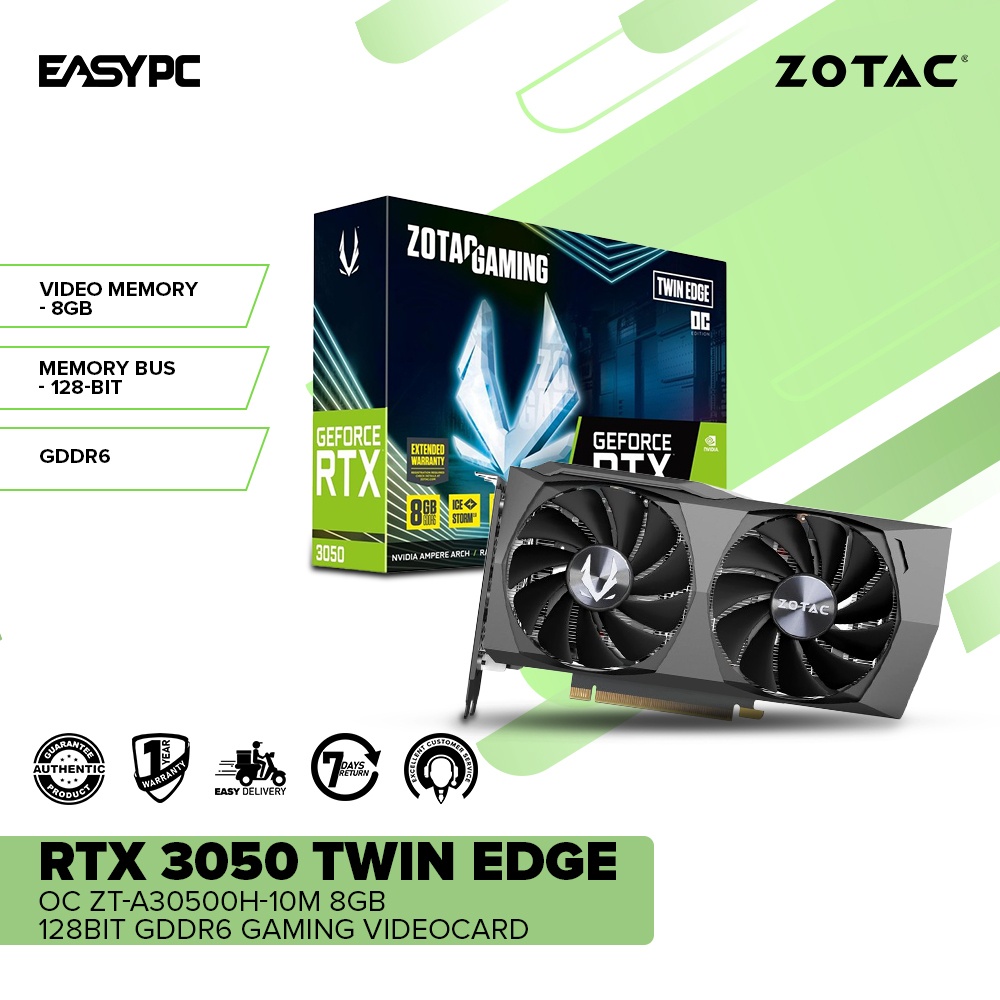 RTX 3050 Twin Edge OC ZT-A30500H-10M - PCパーツ