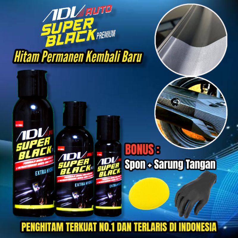 No.1 Strongest Permanent Motorcycle/Car BODY Blackener In INDONESIA