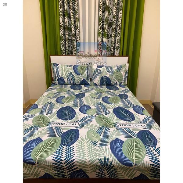 Explosive listingNew Arrivals ۩3in1 Fitted Bedsheet and 2 pillowcases Canadian Cotton Shopee