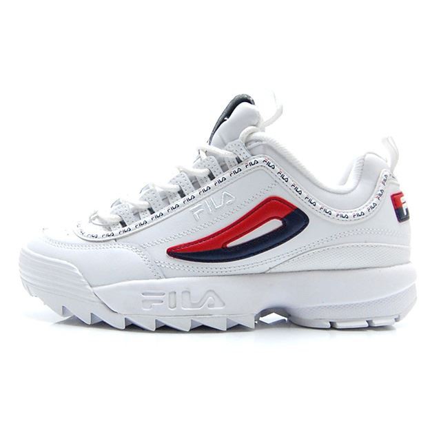 Fila disruptor 2 hot sale white navy red