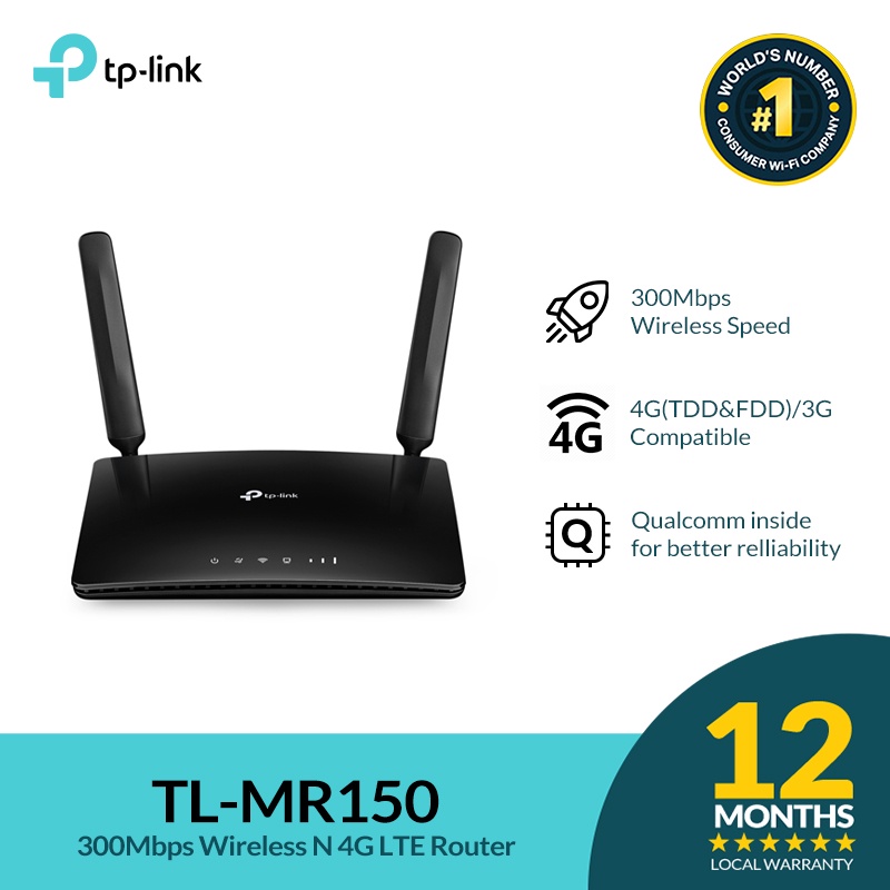 TP-Link TL-MR150 300m Router | Shopee Philippines