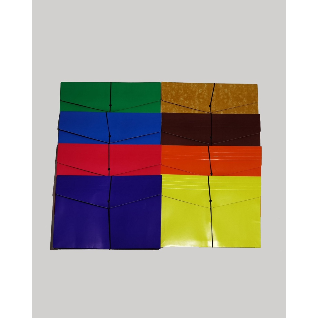 Expanded Envelope Long with Elastic Strap Matte Finish Tomodachi Pack